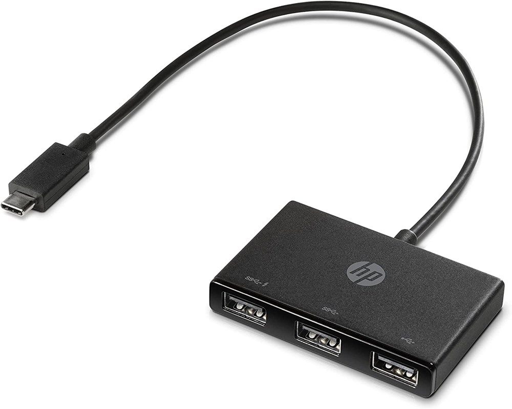 "Buy Online  HP USB-C to 3 USB-A Hub-Z6A00AA Accessories"