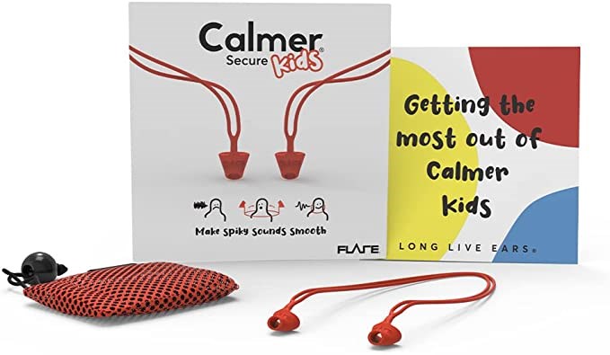 "Buy Online  Flare Audio Calmer Kids Secure (Red) Hearing Protection"