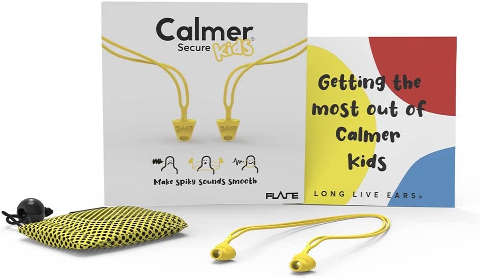 "Buy Online  Flare Audio Calmer Kids Secure (Yellow) Hearing Protection"