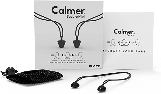 "Buy Online  Flare Audio Calmer Secure Mini (Black) Hearing Protection"