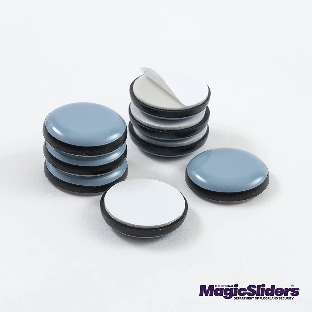 "Buy Online  Magic Sliders 02516 - Self-Adhesive 1inch Round Furniture Sliding Discs (16 Pack) (Blue) Home Appliances"