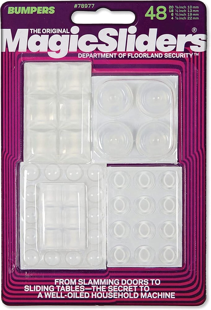 "Buy Online  Magic Sliders 78977-Bumper Pad Value Pack (48pack)(Clear) Home Appliances"