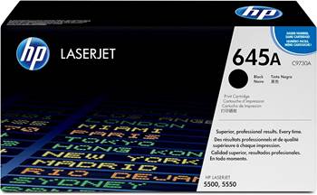 HP 645A Black Original LaserJet Toner Cartridge C9730A