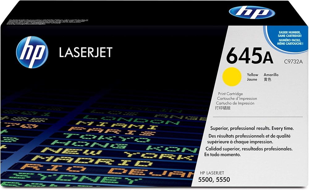 "Buy Online  HP 645A Yellow Original LaserJet Toner Cartridge C9732A Inks & Toners"