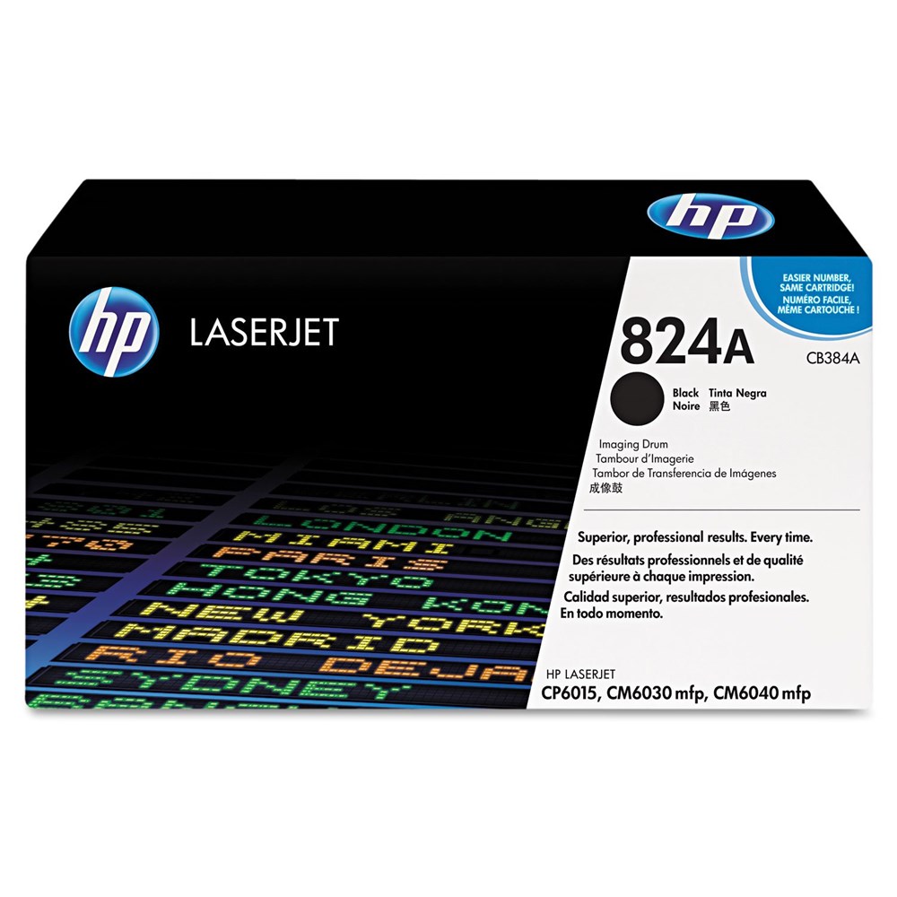 "Buy Online  HP 824A Black LaserJet Image Drum CB384A Inks & Toners"