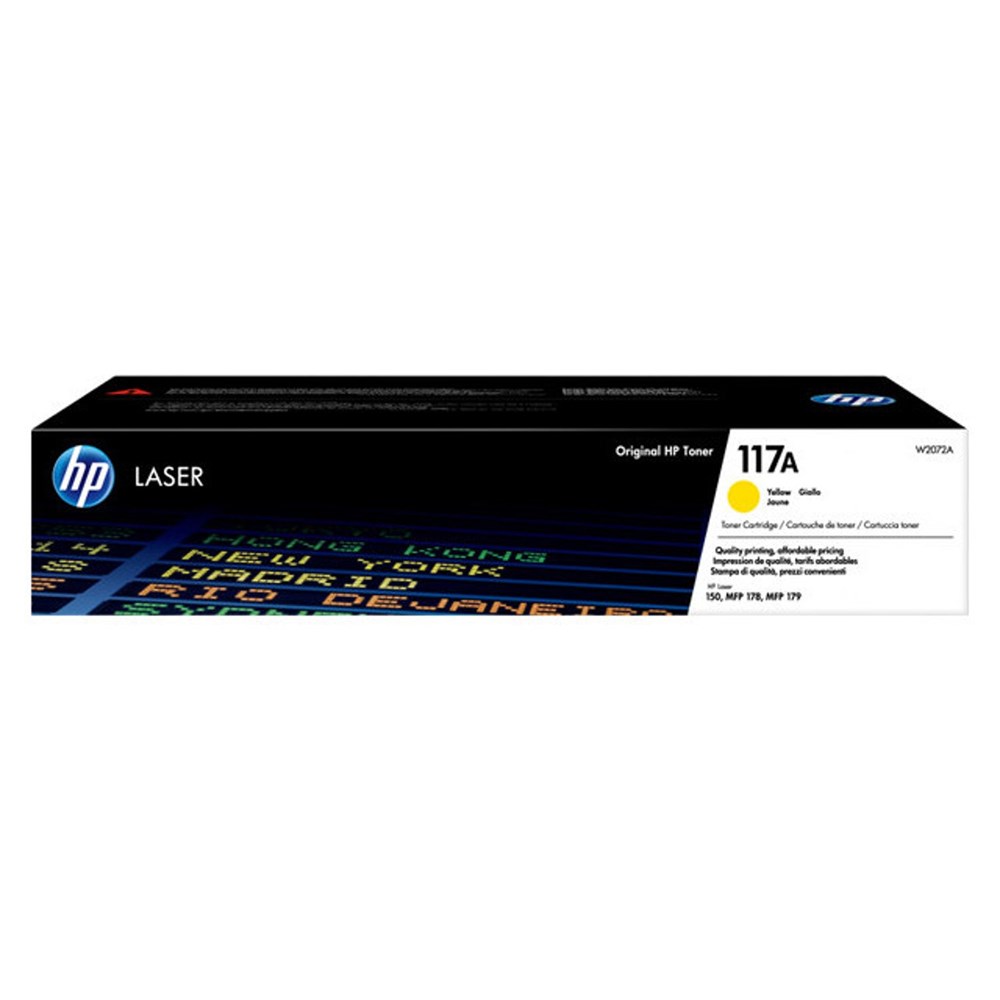 "Buy Online  HP 117A Yellow Original Laser Toner Cartridge W2072A Inks & Toners"