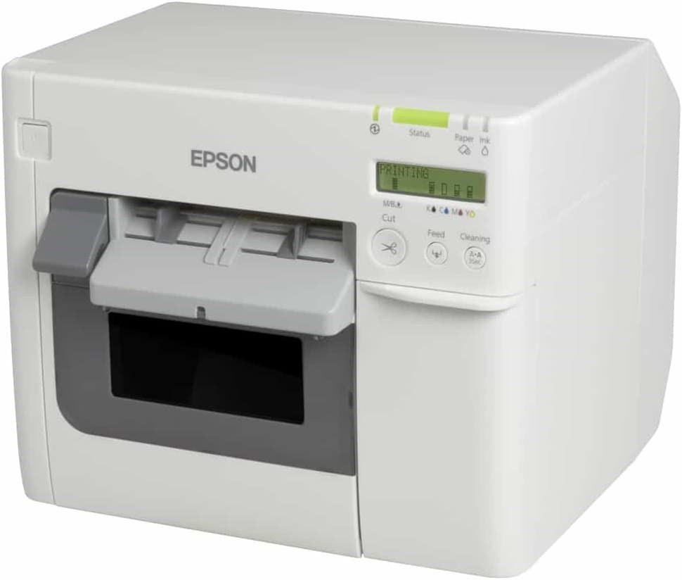 "Buy Online  Epson TM-C3500 Inkjet Colored Desktop Label Printer Label Print I TM-C3500 Printers"