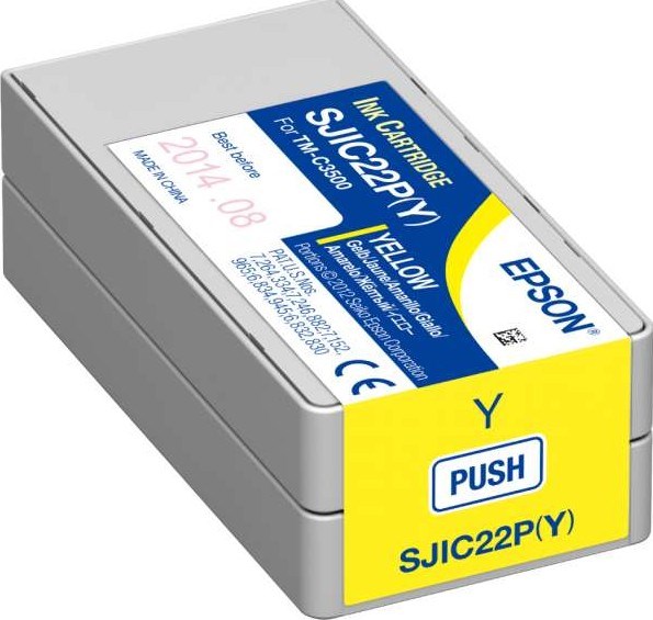 "Buy Online  Epson SJIC22P Original Yellow Ink Cartridge I C33S020604 Inks & Toners"