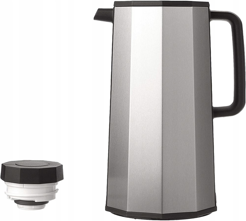 "Buy Online  Zojirushi Handy Pot Vacuum Flask| 1.0Ltr| Large Push Button Stopper| Silver Home Appliances"