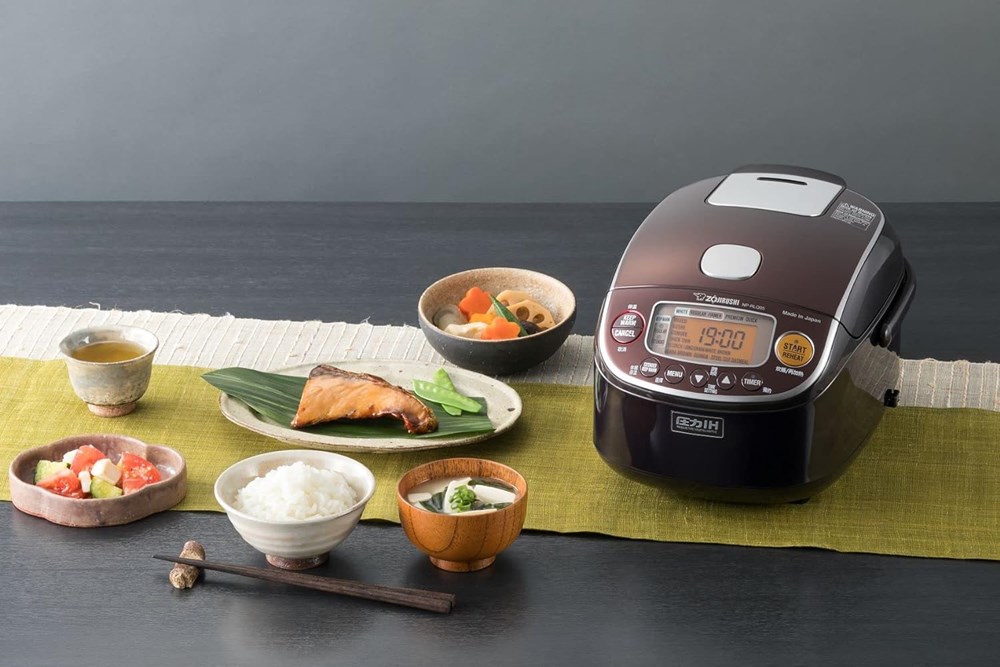 "Buy Online  Zojirushi Electronic Rice cooker/ warmer 0.5 ltr Dark brown Home Appliances"