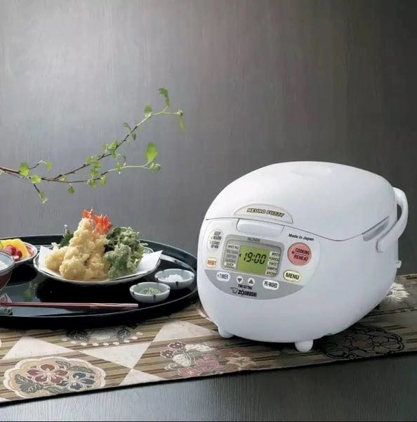 "Buy Online  Zojirushi Electronic Rice cooker/ warmer 1.0 ltr Premium white Home Appliances"