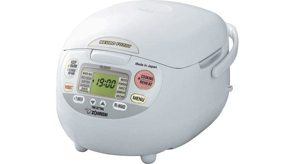 "Buy Online  Zojirushi Electronic Rice cooker/ warmer 1.0 ltr Premium white Home Appliances"