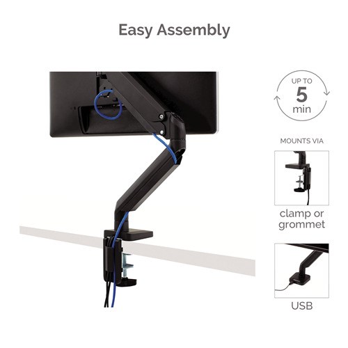 "Buy Online  FELLOWES PLATINUM SERIES SINGLE MONITOR ARM Office Supplies"