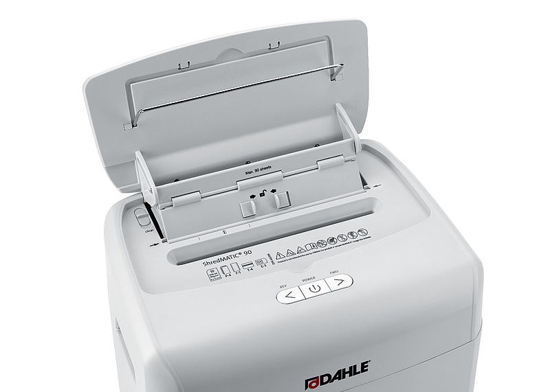 "Buy Online  Dahle Shredder Model - ShredMATIC 90-  90 Sheets  4mm x 12mm cross Cut Office Equipments"