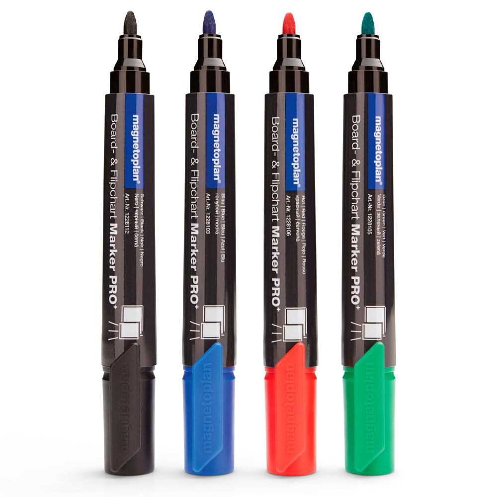 "Buy Online  White Board and Flip chart Marker - Assorted Color - 1 x Blue, Green, Red, Black Office Supplies"