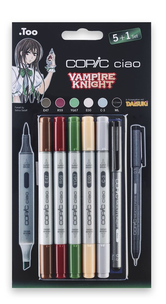 "Buy Online  COPIC ciao Set 5+1 Vampire Knight Office Supplies"