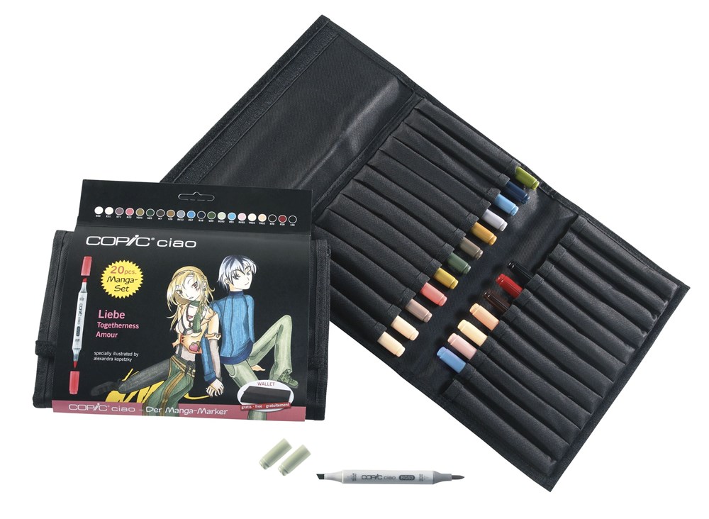"Buy Online  COPIC ciao Set of 20pc   Friend  in Wallet Office Supplies"