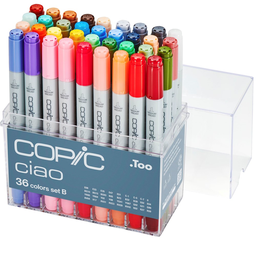 "Buy Online  COPIC ciao Set of 36pc Set B colors Office Supplies"