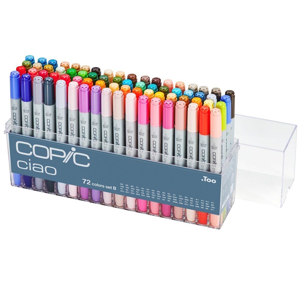"Buy Online  Copic Ciao Set of 72pc   Set B colors Office Supplies"