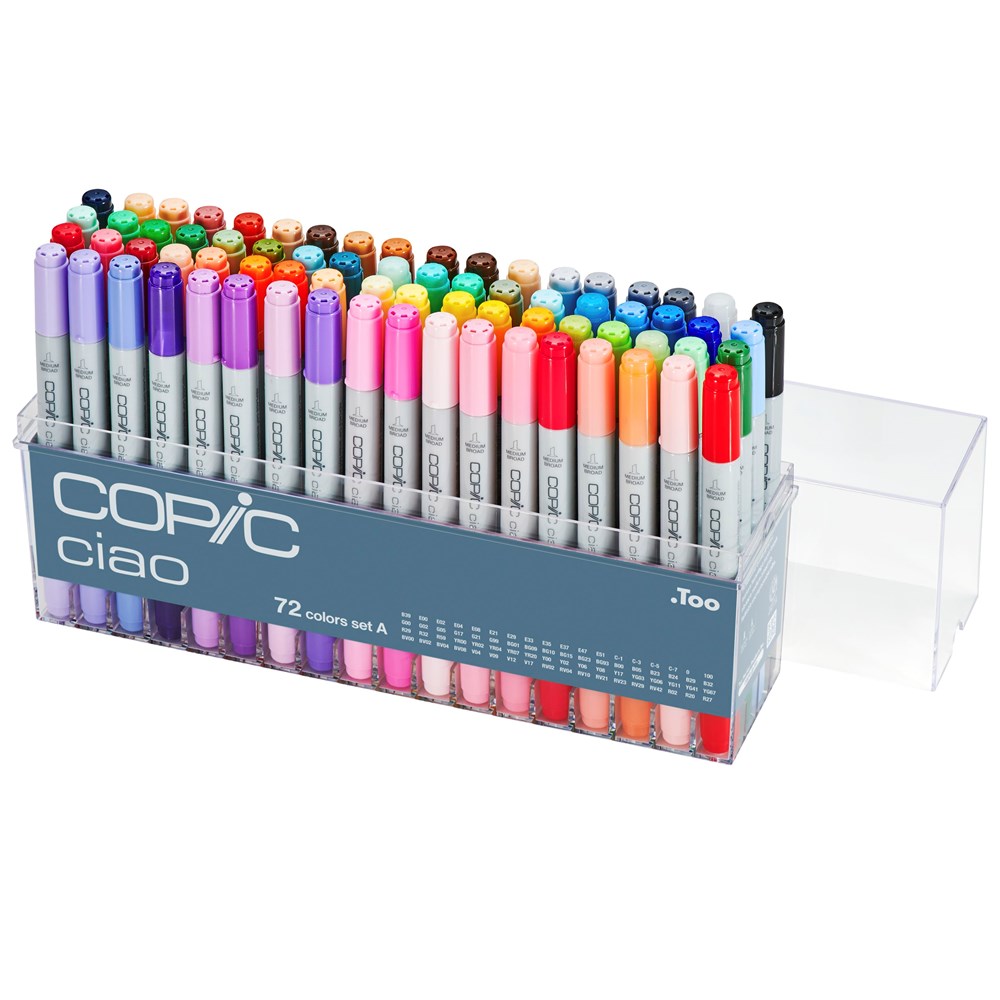 "Buy Online  Copic Ciao Set of 72pc   Set A colors Office Supplies"