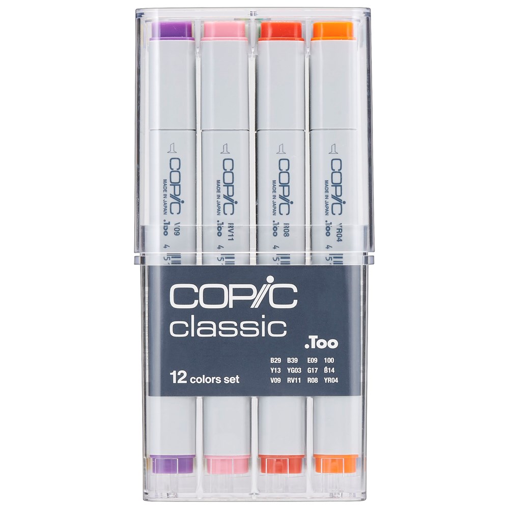"Buy Online  Copic Marker 12pc   Basic Set Office Supplies"