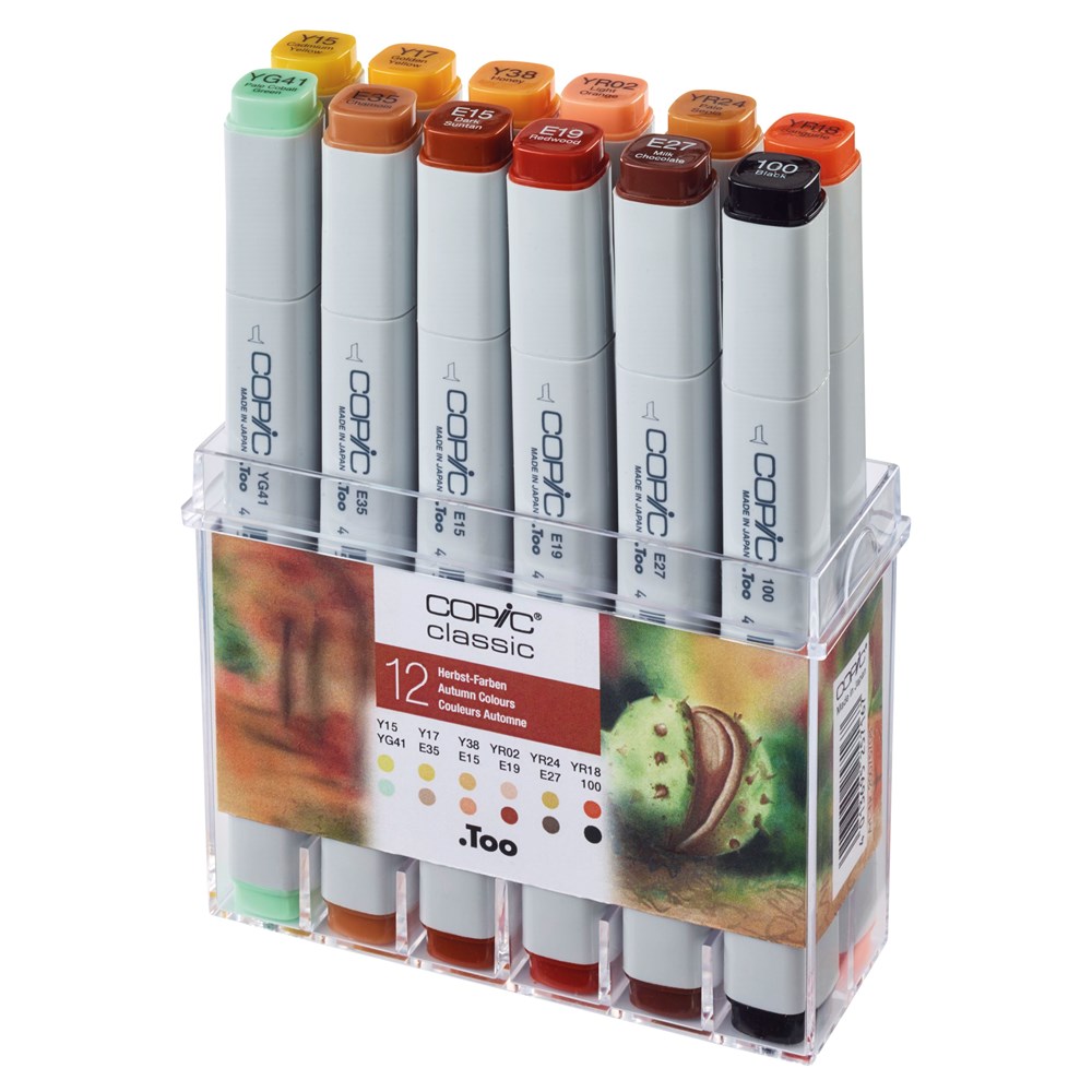 "Buy Online  Copic Marker 12pc   Autumn Colors Office Supplies"