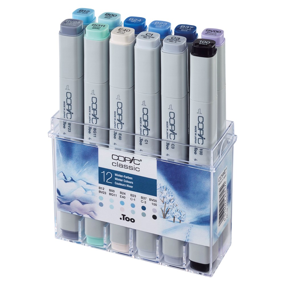 "Buy Online  Copic Marker 12pc   Winter Colors Office Supplies"